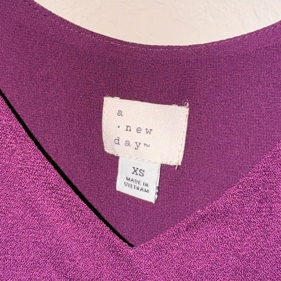 A New Day Sleeveless Blouse - Purple *BARELY USED* - Picture 3 of 3
